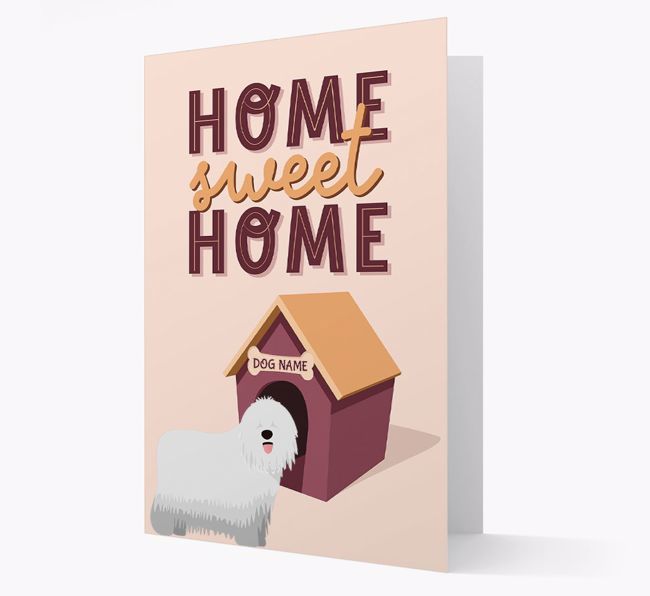 Home Sweet Home: Personalized {breedFullName} Card